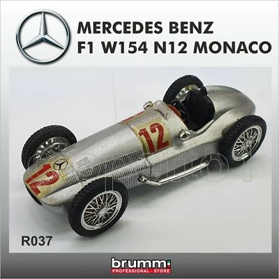 MERCEDES BENZ W154 WINNER MONACO BRUMM CODICE R037 (C125) - Immagine 1 di 4
