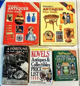 Antique Collectible Price Book Research Guide LOT 5 Schroeder's Warman's Kovel's - Bild 1 von 3