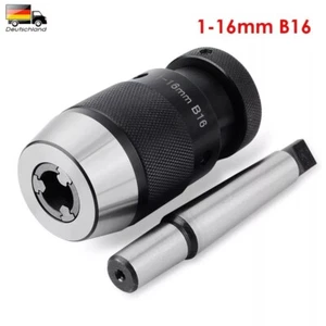 Bohrfutter Schnellspann-Bohrfutter 1-16mm B16 Mit Kegeldorn MK2 Austreiblappen. - Bild 1 von 12