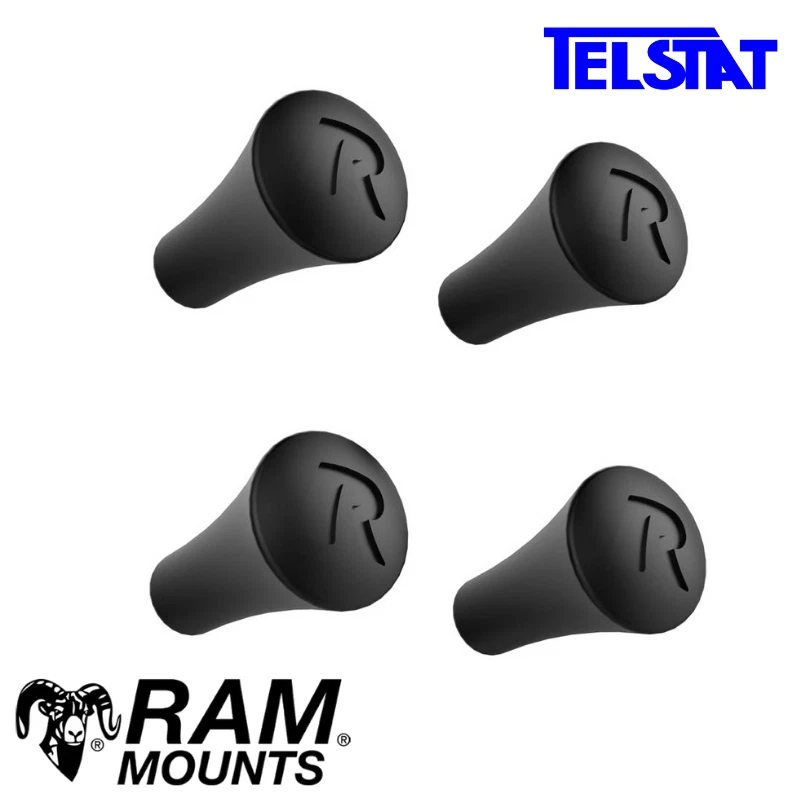 RAM X-Grip Rubber Cap/Legs 4-Pack Replacement RAP-UN-CAP-4U - Image 1 of 1