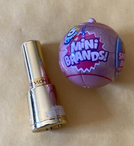 Mini Brands MINIATURE Rose Gold Ball Series 3 Rare & Revlon Gold Nail Polish Set - Picture 1 of 6