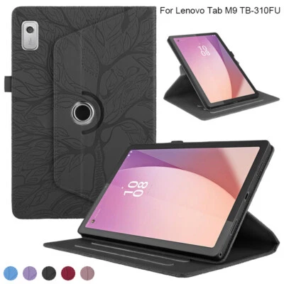 Shockproof Case For Lenovo Tab M9 TB-310FU Tablet 360° Rotating PU Leather Cover - Image 1 of 4