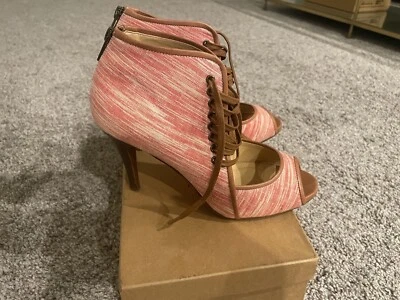 Tacones punta abierta Jcrew Collection rosa talla 7,5 Foto 1 de 4