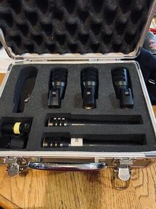 Audix Fusion Series Microphones Set 2x f15 3x f10 With Case - Picture 1 of 10