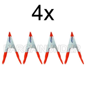 4 PC 4" Soft PVC Jaw Metal Spring Clamp Handle Tip Coated Welding BU-41216MC - Picture 1 of 1