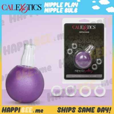 CalExotics Nipple Play Nipple Bulb🍯Aspirador Chupador Extractor de leche Succión Foto 1 de 4