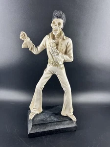 Elvis Presley Singing Skeleton Figurine Halloween Day of the Dead 12" - Picture 1 of 10