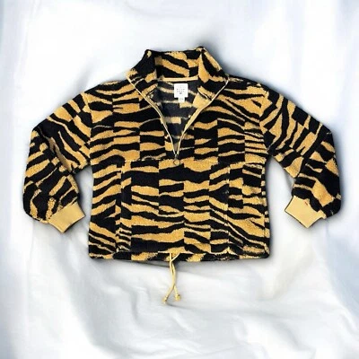 Billabong Women's Small - Time Off Tizo Zip Up Fuzzy Pullover Sweater - Image 1 of 4