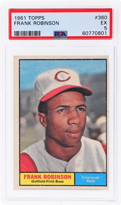 1961 Topps Frank Robinson #360 PSA 5 Foto 1 de 2