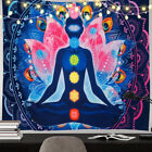 Background Room Wall Art Carpet Luminous Buddha Statue Printing Hanging Tapestry