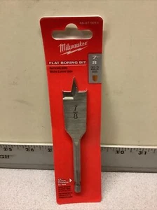 Milwaukee 48-27-0011 7/8 pollici x 4,5 pollici Punta piatta alesatura 1/4"" gambo esadecimale Q DUE! - Foto 1 di 7