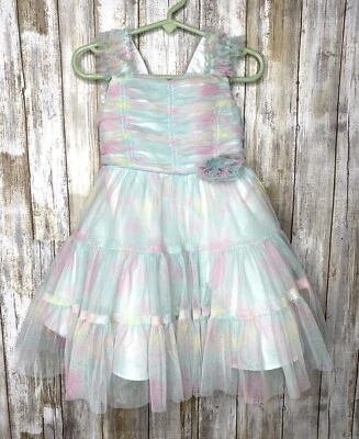 Vestido de Primavera para Niños Jona Michelle Primavera Pascua Arco Iris Pastel 3T Foto 1 de 4