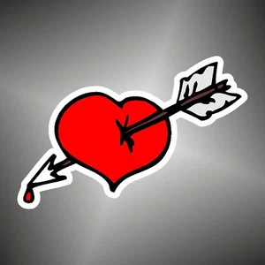 adesivo cuore heart cœur Herz sticker - Bild 1 von 1