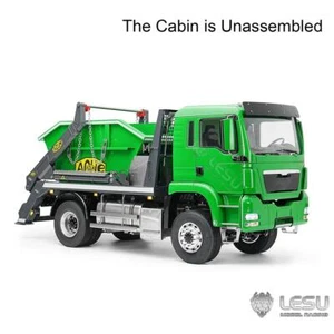 LESU 4X4 1/14 RC Hydraulic Swing Arm Garbage Truck Skip Loader TGS Paintied Car - Picture 1 of 24