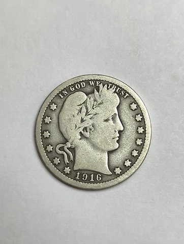 1916 - BARBER QUARTER - 13 N Cover