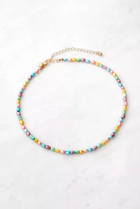 Urban Outfitters Pastel Pearl Choker Necklace Sold Out RRP £16 - Picture 1 of 2