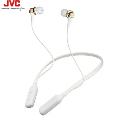 JVC HA-FX42BT GOLD Premium Sound Wireless Bluetooth Neck Band Earphone Brand New - Image 1 of 4