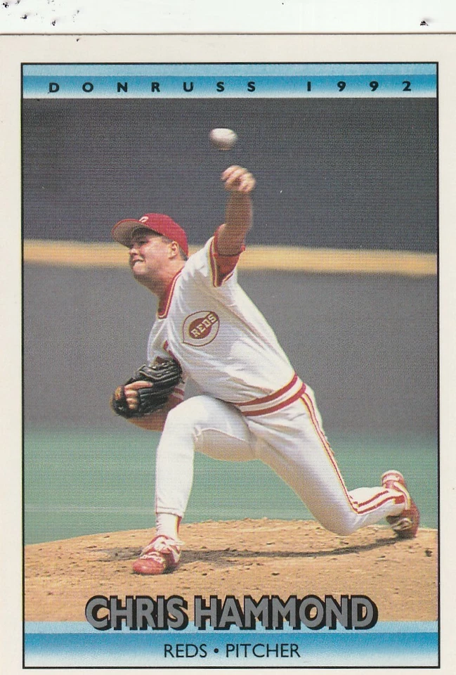 FREE SHIPPING-MINT-1992 Donruss Chris Hammond #172 REDS PLUS BONUS CARDS - Image 1 of 1