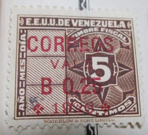 Venezuela Briefmarken 5C Briefmarkenheft 3-622 - Bild 1 von 1