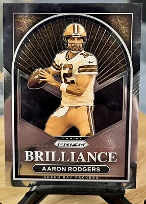 2022 Panini Prizm Football Aaron Rodgers Brilliance #B-6 Green Bay Packers  - Image 1 of 2