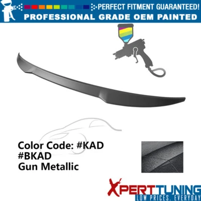 Fits 19-25 Nissan Altima Sedan M4 V Style Trunk Spoiler #BKAD, KAD Gun Metallic Foto 1 de 4