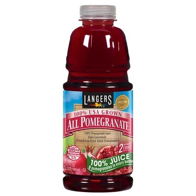 Todo granada 100 por ciento jugo 32 fl oz paquete de 6 Foto 1 de 3