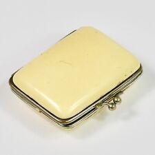 Antique French Ivory coin purse inside silk lining