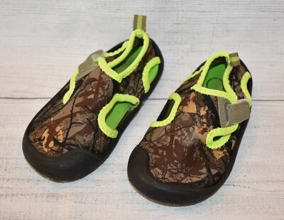 ZAPATO DE AGUA OP Ocean Pacific Verde Camuflaje Neopreno Piscina Playa Niños S 5/6  Foto 1 de 4