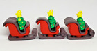 PEN TOPPER Focal Beads DIY Beadable Pens SANTAS SLEIGH Christmas Set Of 3