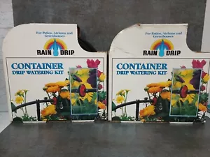 2 Raindrip Drip Irrigation Container Pot Planter Garden Patios Watering Kit - Picture 1 of 6