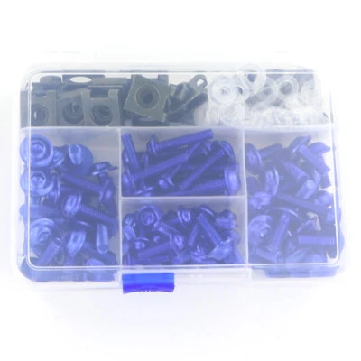 1 juego de pernos de carenado aptos para Yamaha MT-07/FZ-07 MT-09/FZ-09 MT-10/FZ-10 azul Foto 1 de 4