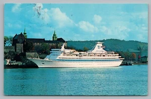 Postcard MS Song of Norway Royal Caribbean Cruise Line Posted 1977 - Picture 1 of 2