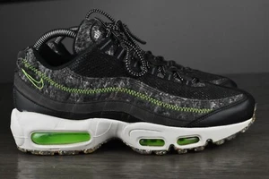 Nike Air Max 95 Black Electric Green CV6899 001 Men's Sz 8 / Women's Sz 9.5 EUC - Picture 1 of 7