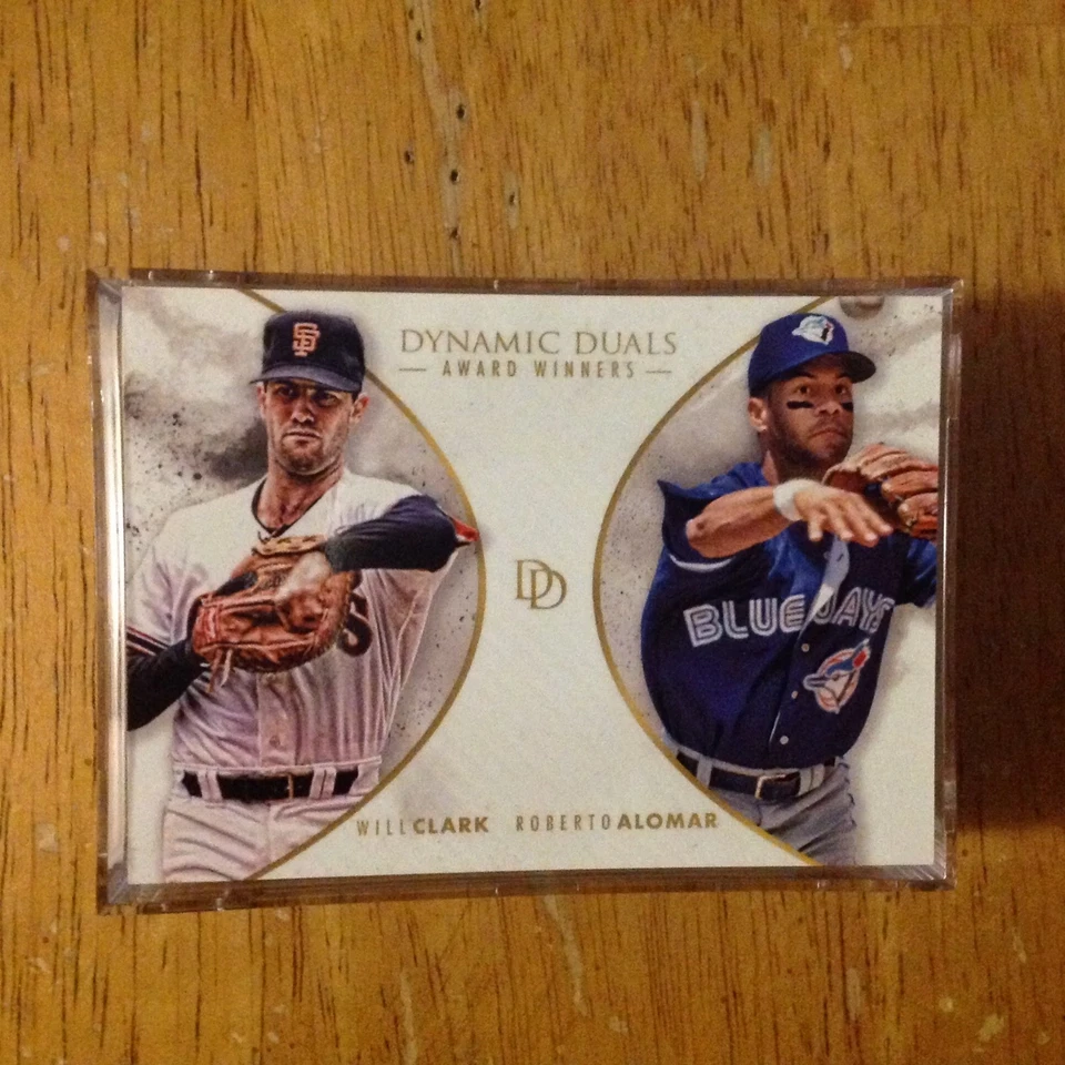 Will Clark Roberto Alomar Gold Glove DYNAMIC DUALS 2018 TOPPS ON-DEMAND  - Image 1 of 1