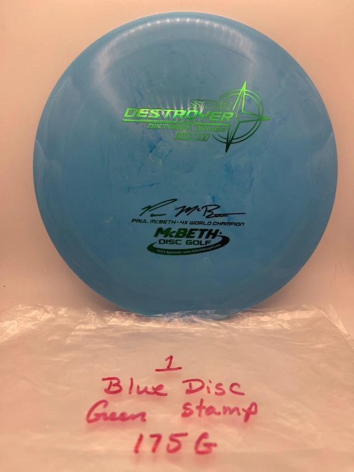 Innova 4x April fools Paul McBeth disc golf 2018 star Destroyer pick your bomber - Image 1 of 4