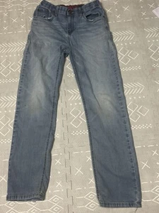 Levi's 514 Jeans Straight Fit Light Wash Adjustable Waist Size 18 Reg 29x31  - Picture 1 of 6