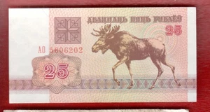 BELARUS 25 ROUBLES 1992 - Picture 1 of 2