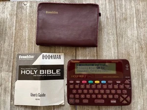 Franklin Bookman Electronic Bible Model KJB-640 King James Version with case - Picture 1 of 5