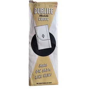 Camisa Dublife Sanforizada Vintage Adjuntable Puños Nuevo Antiguo Stock Dublife Años 50 - Imagen 1 de 7