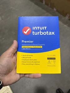 TurboTax Premier 2023 Federal +1 State Windows & Mac CD - Picture 1 of 2