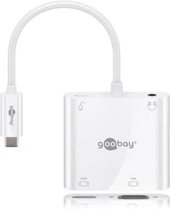 USB-C™ Multiport-Adapter mit HDMI™, VGA, Power Delivery 100 W; erweitert 1x USB- - Bild 1 von 1