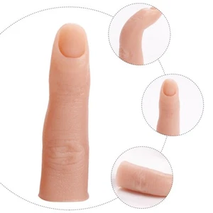 Silicone Fake Finger Model for Nail Art Practice and Training - Picture 1 of 12