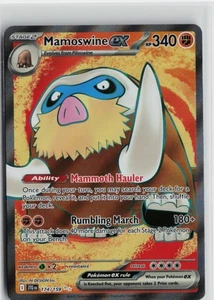 Pokemon Mamoswine ex - 174/159 174/159 SV09: Journey Together card Near Mint - Picture 1 of 2