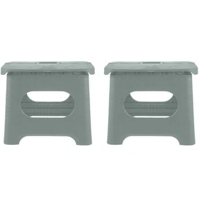  2 PCS Klappbarer Tritthocker Plastikhocker Faltbarer Angelhocker - Bild 1 von 12