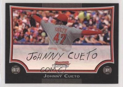 2009 Bowman Chrome Refractor Johnny Cueto #112 - Image 1 of 2