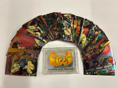 Creed All Chromium 1996 Krome Vintage Old Image Complete Comic Card Set Lot - Image 1 of 4