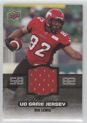 2014 Upper Deck CFL UD Game Jersey Nik Lewis #GJ-NL - Image 1 of 2