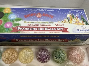 Shiny Brite Christmas Vintage Lights - Picture 1 of 6
