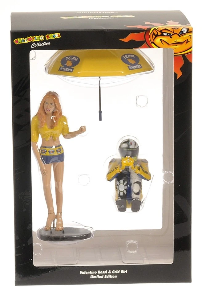 1:12 Minichamps Pilota Valentino Rossi & Ragazza Ombrellina 2006 313060001 Model - Image 1 of 2