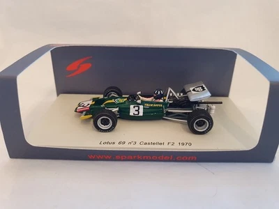 Lotus 69 #3 Graham Hill / Castellet 1970. Modelos Spark S2146. 1/43 Foto 1 de 4